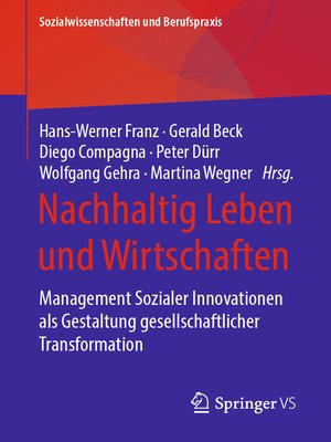 cover image of Nachhaltig Leben und Wirtschaften